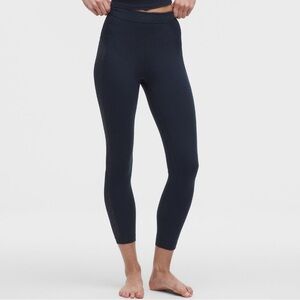 Lululemon paisley sheer lace paneled tight 25”